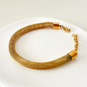 Pulseras Doradas en acero inoxidable